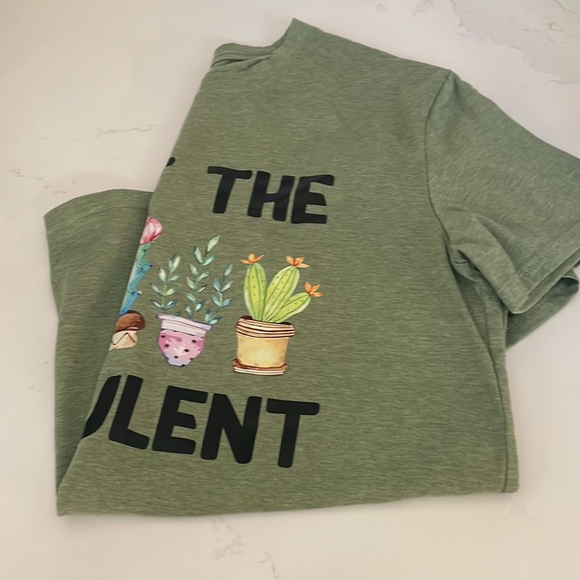 Graphic‎ t-shirt "what the fucculent" - Picture 2 of 5